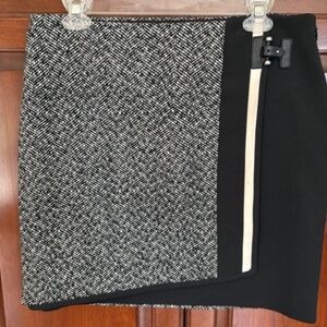 WHBM TWEED MIX Boot Pencil Skirt